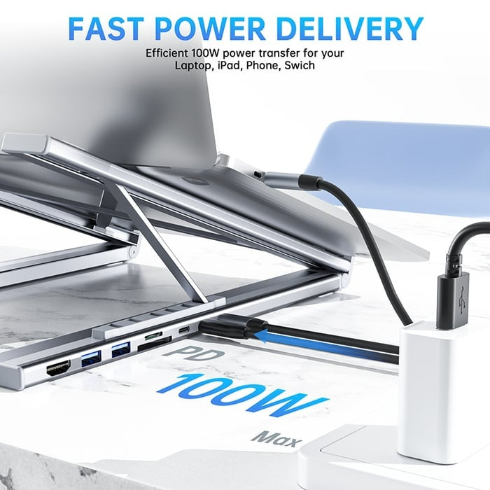 8-in-1 USB-C Laptop Stand
