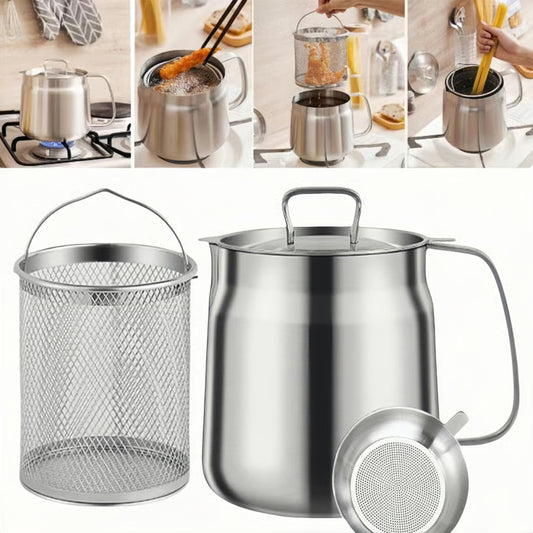 Stainless Steel Deep Fryer Pot