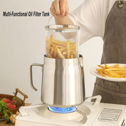 Stainless Steel Deep Fryer Pot