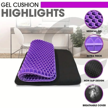 Silicone Gel Seat Cushion for Long Sitting