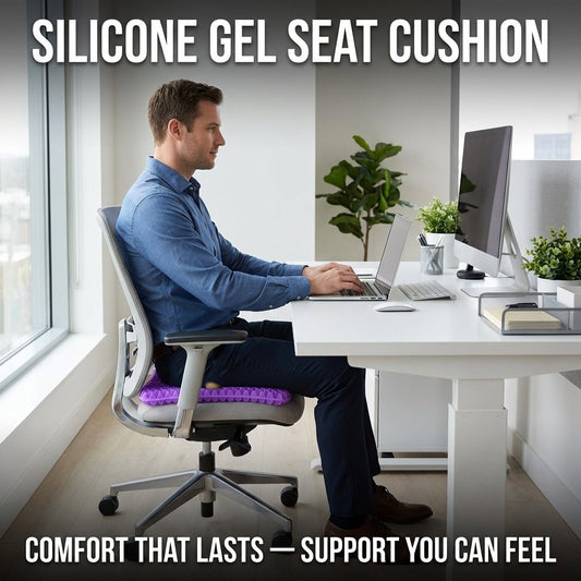Silicone Gel Seat Cushion for Long Sitting