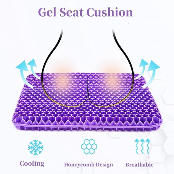 Silicone Gel Seat Cushion for Long Sitting