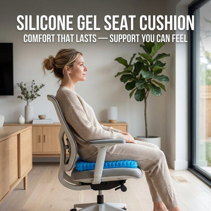 Silicone Gel Seat Cushion for Long Sitting